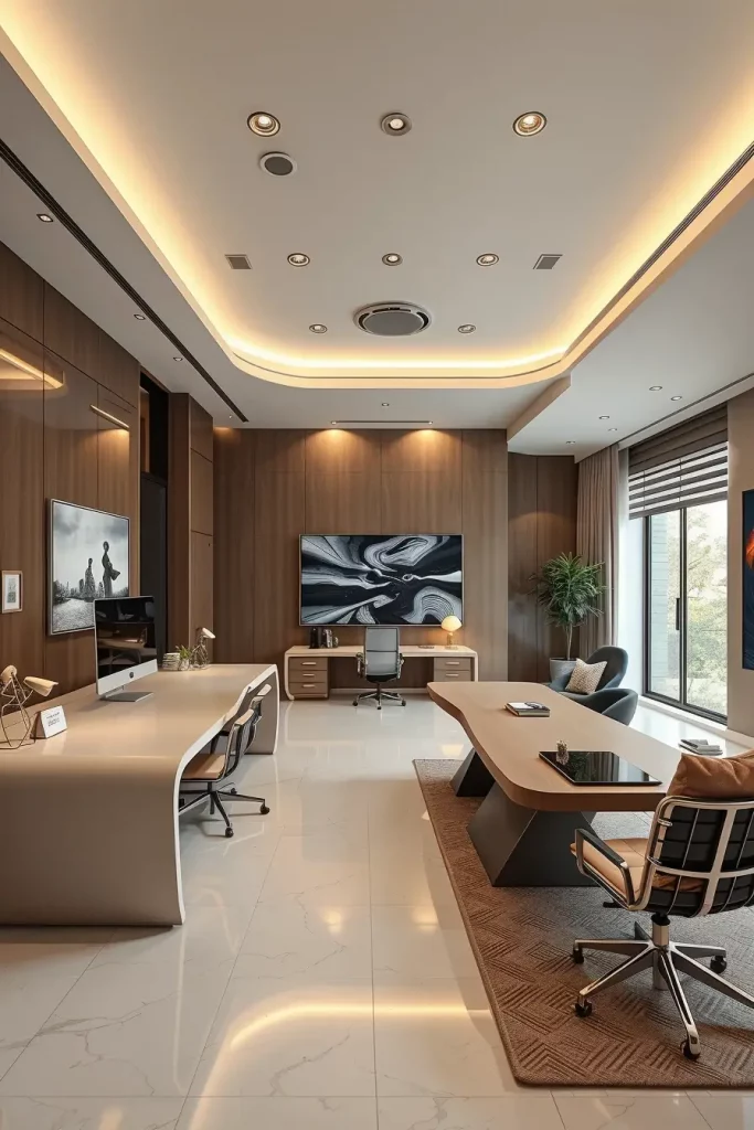 62 Home Office Desk Ideas 2026: Curved, Oval & Designer Desks for Modern Workspaces