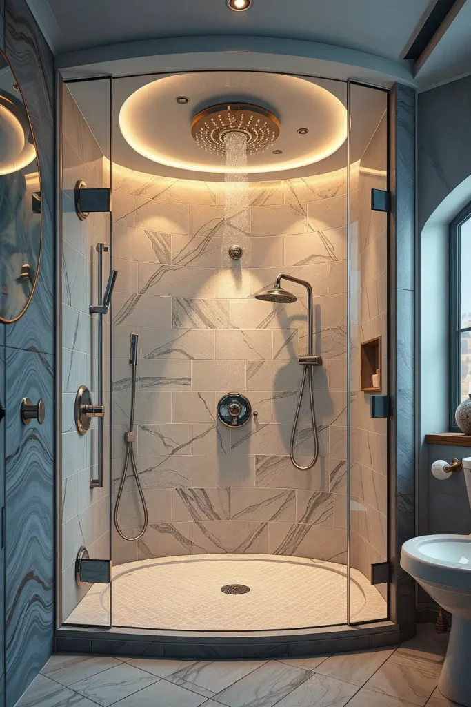 64 Shower Renovation Ideas 2026: Modern Curved, Oval & Designer Showers