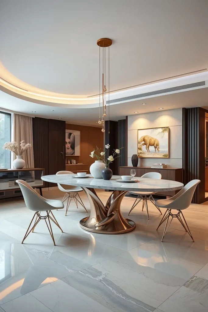 63 Dining Table Ideas 2026: Stylish Curved, Designer & Modern Dining Tables