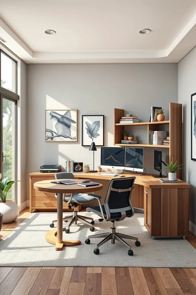 62 Home Office Desk Ideas 2026: Curved, Oval & Designer Desks for Modern Workspaces
