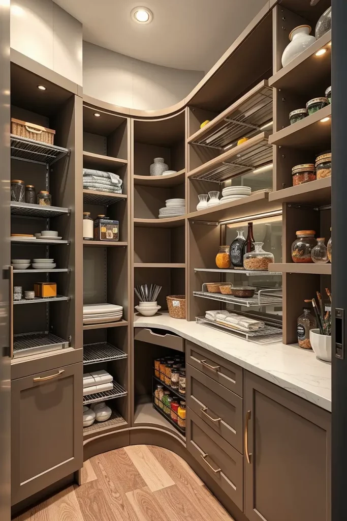 65 Pantry Renovation Ideas 2026: Modern, Stylish, and Curved Pantry Designs
