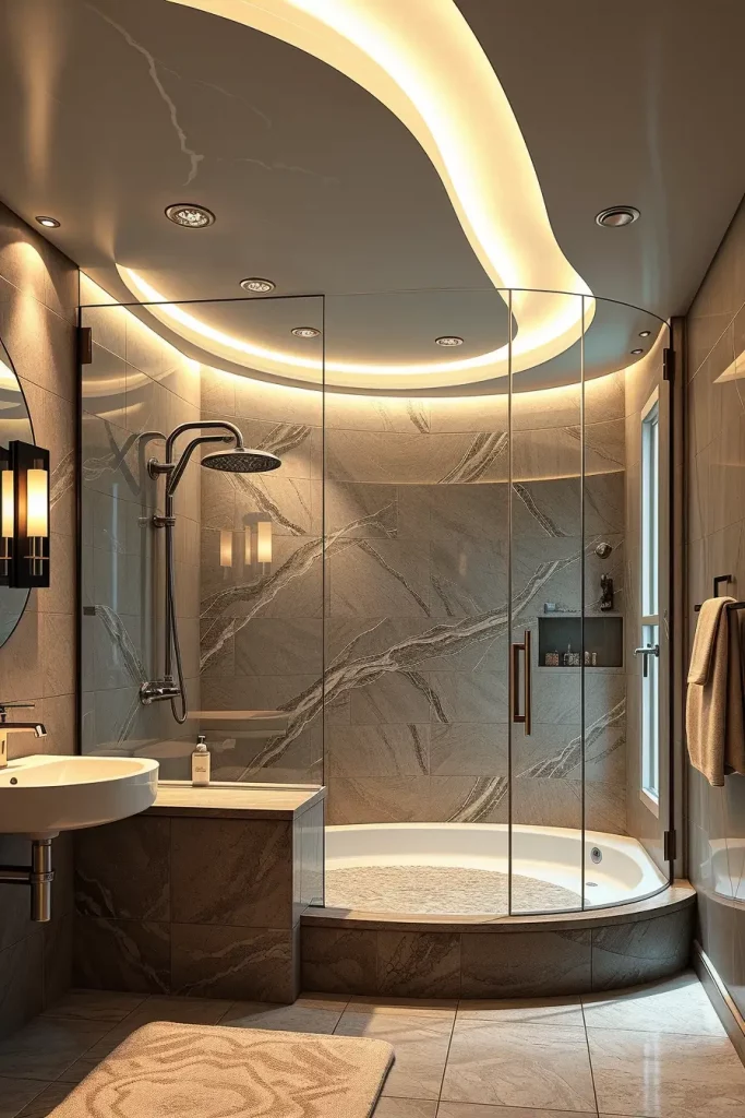 64 Shower Renovation Ideas 2026: Modern Curved, Oval & Designer Showers