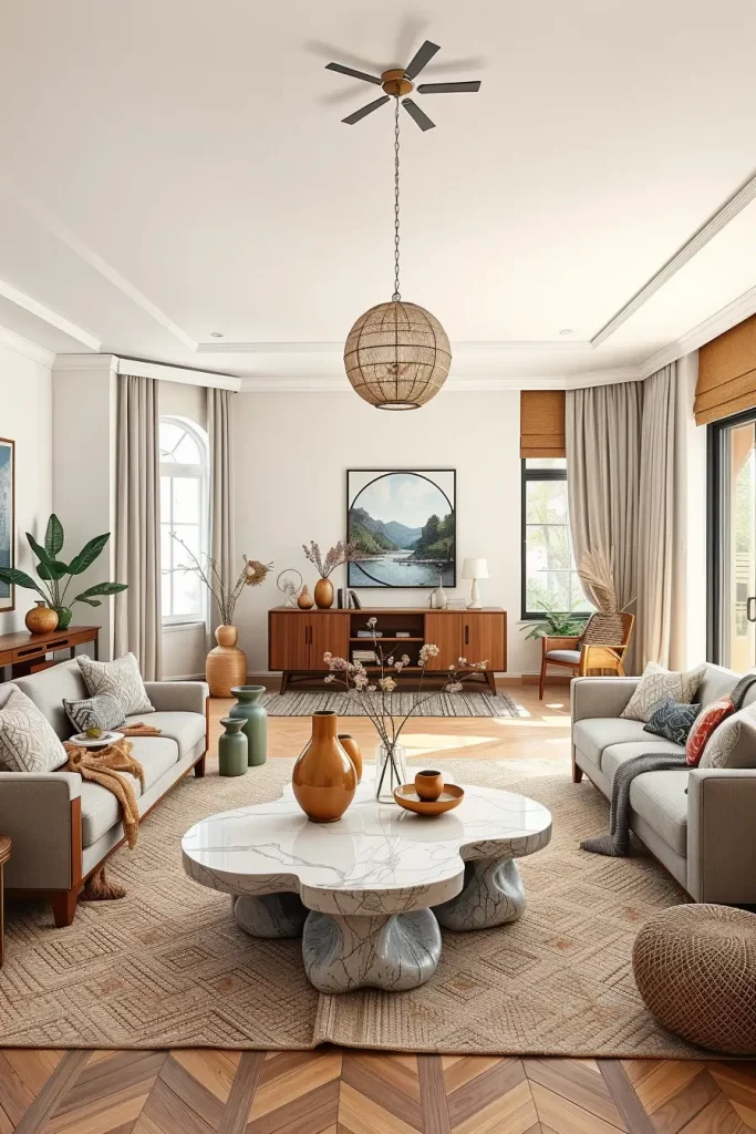 62 Boho Living Room Ideas 2026: Modern, Designer & Stylish Interiors