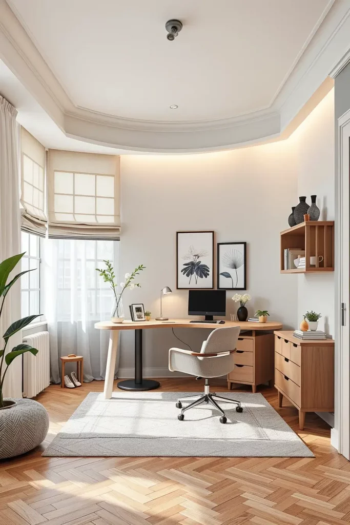 62 Home Office Desk Ideas 2026: Curved, Oval & Designer Desks for Modern Workspaces