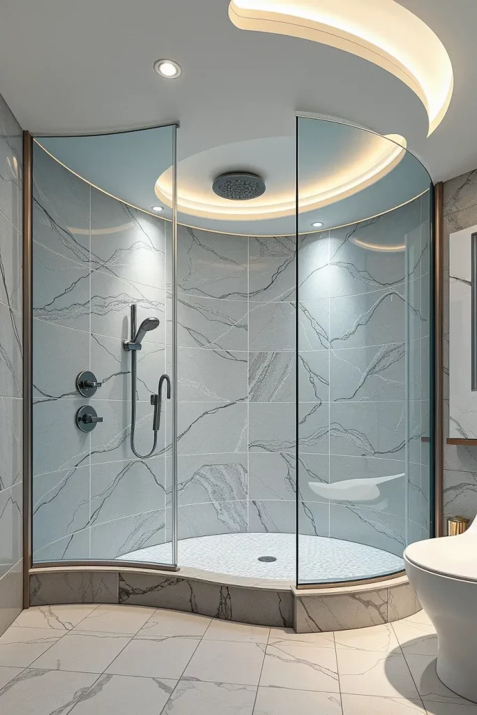 64 Shower Renovation Ideas 2026: Modern Curved, Oval & Designer Showers