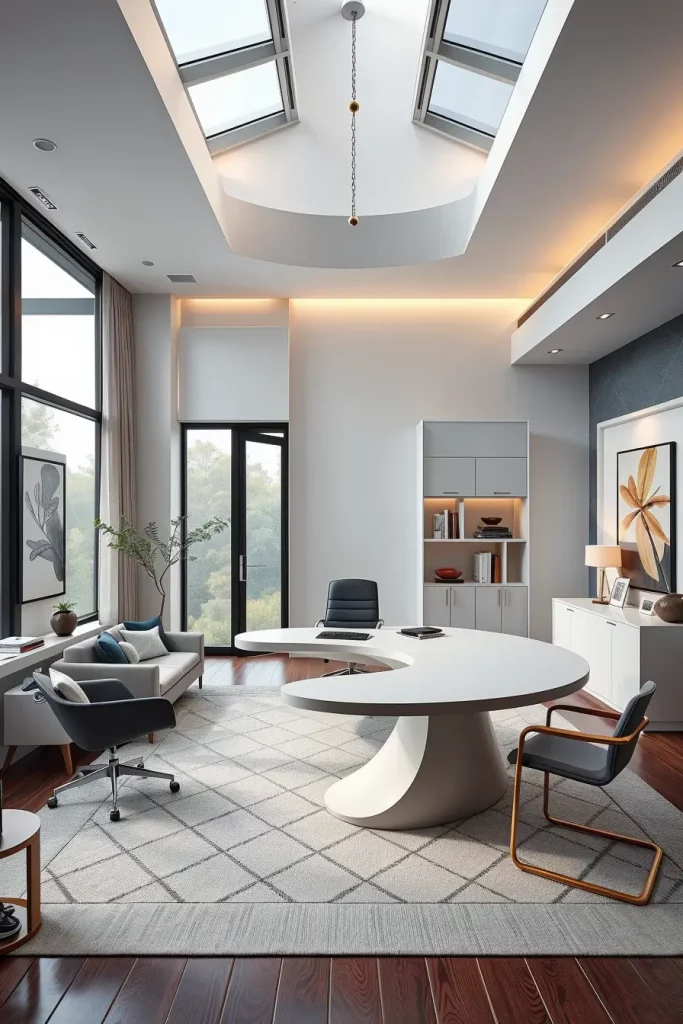 62 Home Office Desk Ideas 2026: Curved, Oval & Designer Desks for Modern Workspaces