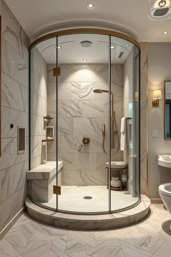 64 Shower Renovation Ideas 2026: Modern Curved, Oval & Designer Showers