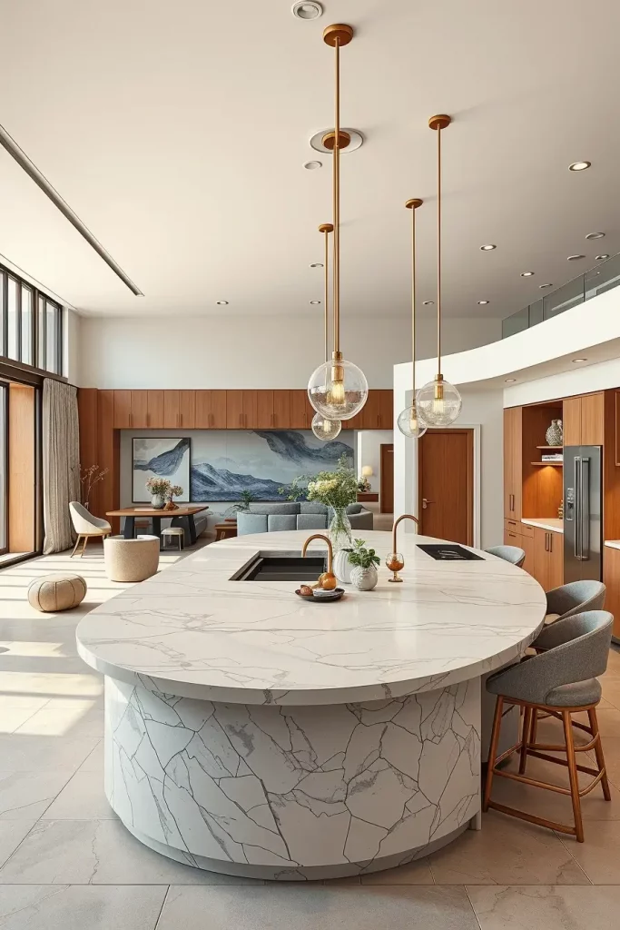 65 Open Kitchen Renovation Ideas 2026: Stylish Curved & Designer Open Kitchens