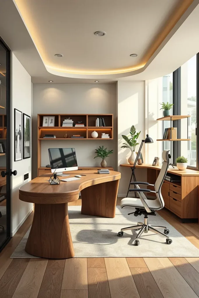 62 Home Office Desk Ideas 2026: Curved, Oval & Designer Desks for Modern Workspaces