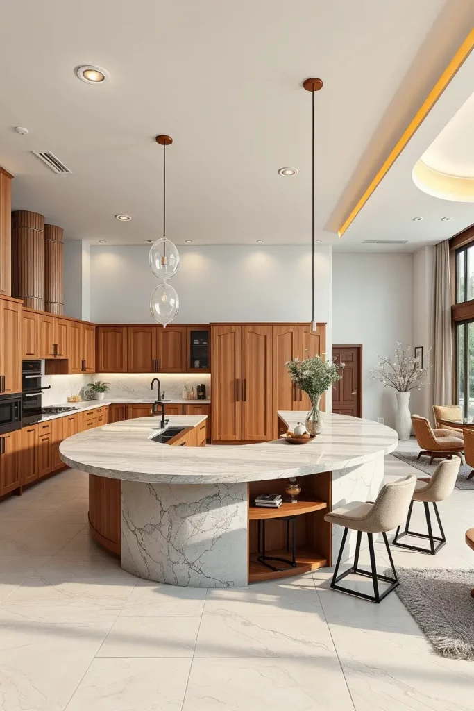 65 Open Kitchen Renovation Ideas 2026: Stylish Curved & Designer Open Kitchens