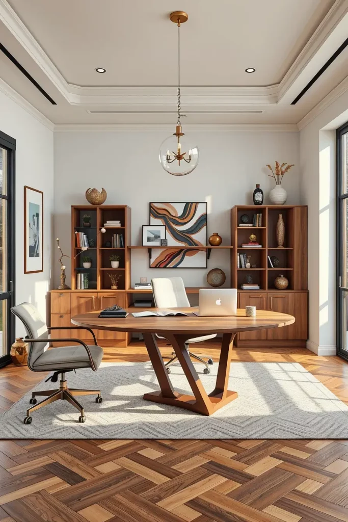 62 Home Office Desk Ideas 2026: Curved, Oval & Designer Desks for Modern Workspaces