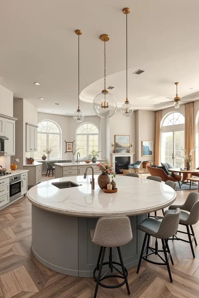 65 Open Kitchen Renovation Ideas 2026: Stylish Curved & Designer Open Kitchens