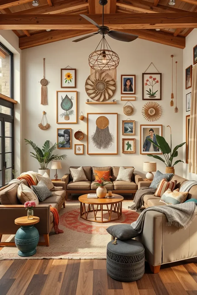 62 Boho Living Room Ideas 2026: Modern, Designer & Stylish Interiors