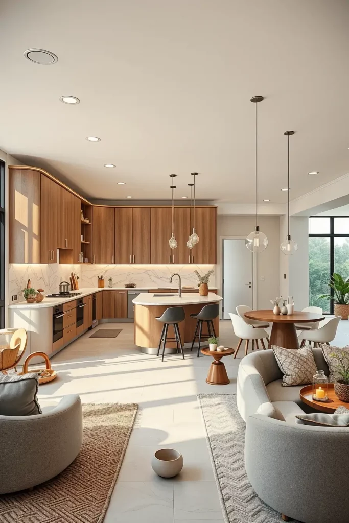 65 Open Kitchen Renovation Ideas 2026: Stylish Curved & Designer Open Kitchens