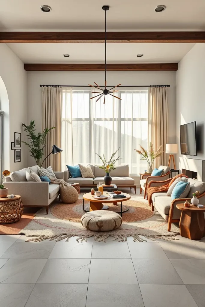 62 Boho Living Room Ideas 2026: Modern, Designer & Stylish Interiors