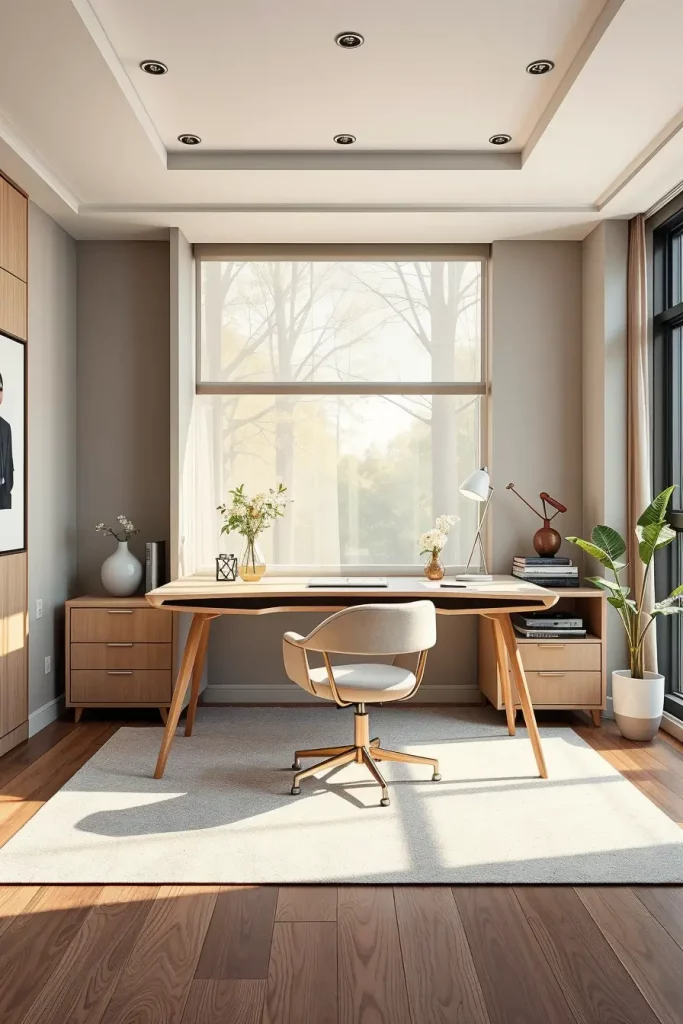 62 Home Office Desk Ideas 2026: Curved, Oval & Designer Desks for Modern Workspaces