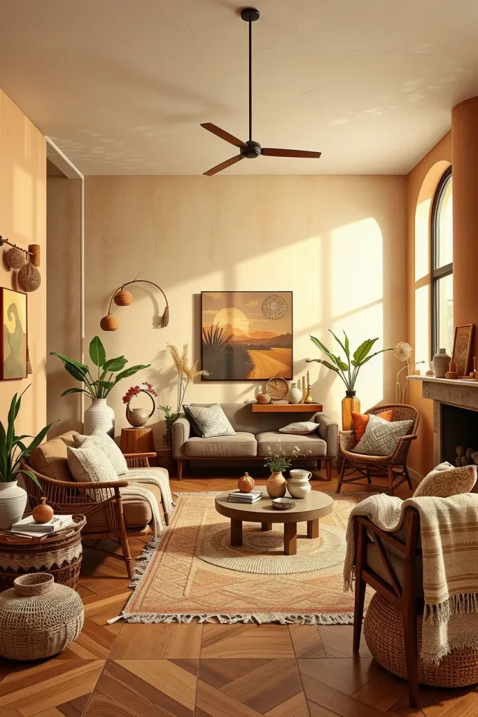 62 Boho Living Room Ideas 2026: Modern, Designer & Stylish Interiors