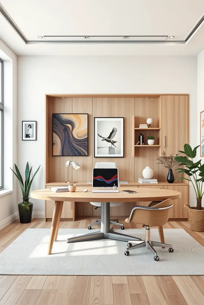 62 Home Office Desk Ideas 2026: Curved, Oval & Designer Desks for Modern Workspaces