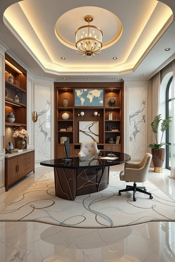 62 Home Office Desk Ideas 2026: Curved, Oval & Designer Desks for Modern Workspaces