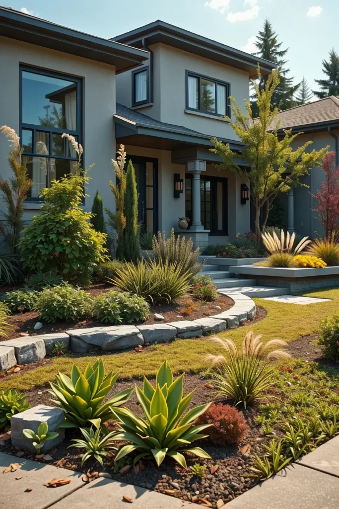 60 Frontyard Landscape Layout Ideas 2026 For Cozy, Stylish, And Modern Curb Appeal