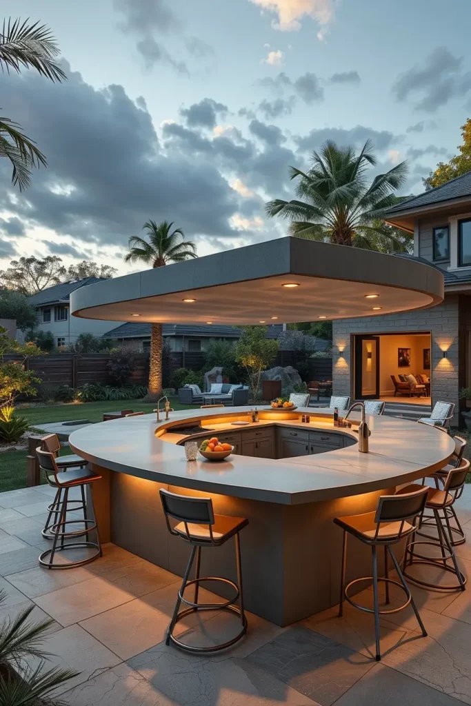 66 Outdoor Bar Ideas On Backyard 2026: Stylish Curved And Designer Outdoor Bars