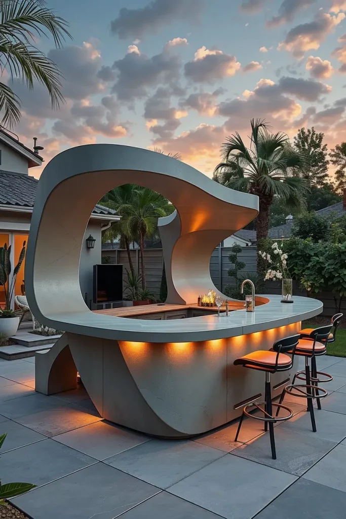 66 Outdoor Bar Ideas On Backyard 2026: Stylish Curved And Designer Outdoor Bars
