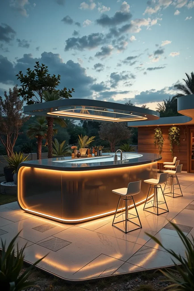 66 Outdoor Bar Ideas On Backyard 2026: Stylish Curved And Designer Outdoor Bars