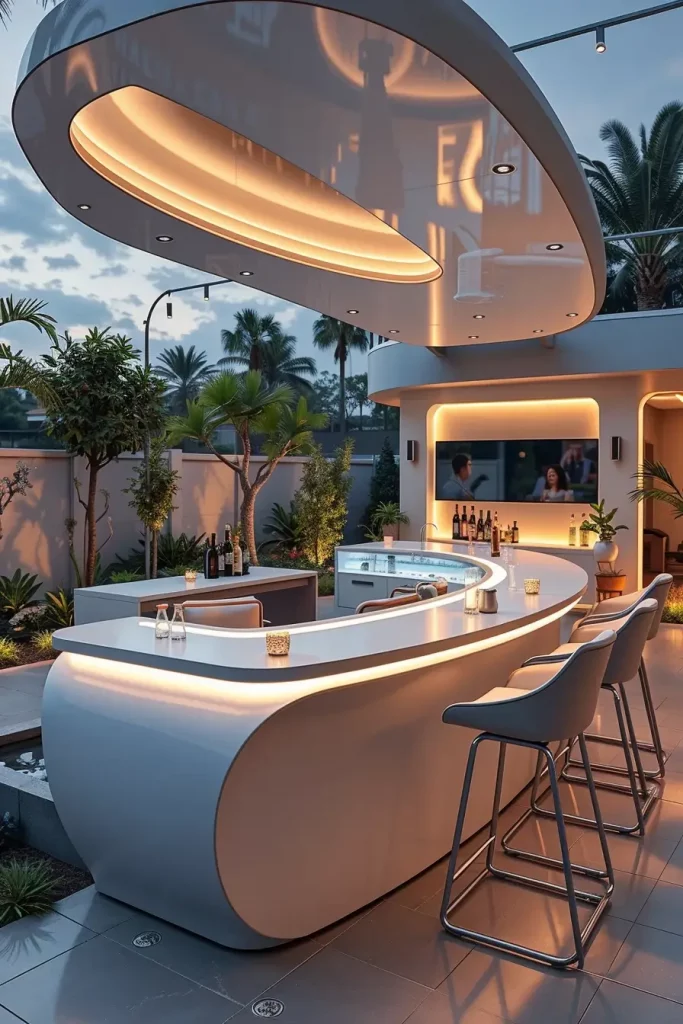 66 Outdoor Bar Ideas On Backyard 2026: Stylish Curved And Designer Outdoor Bars