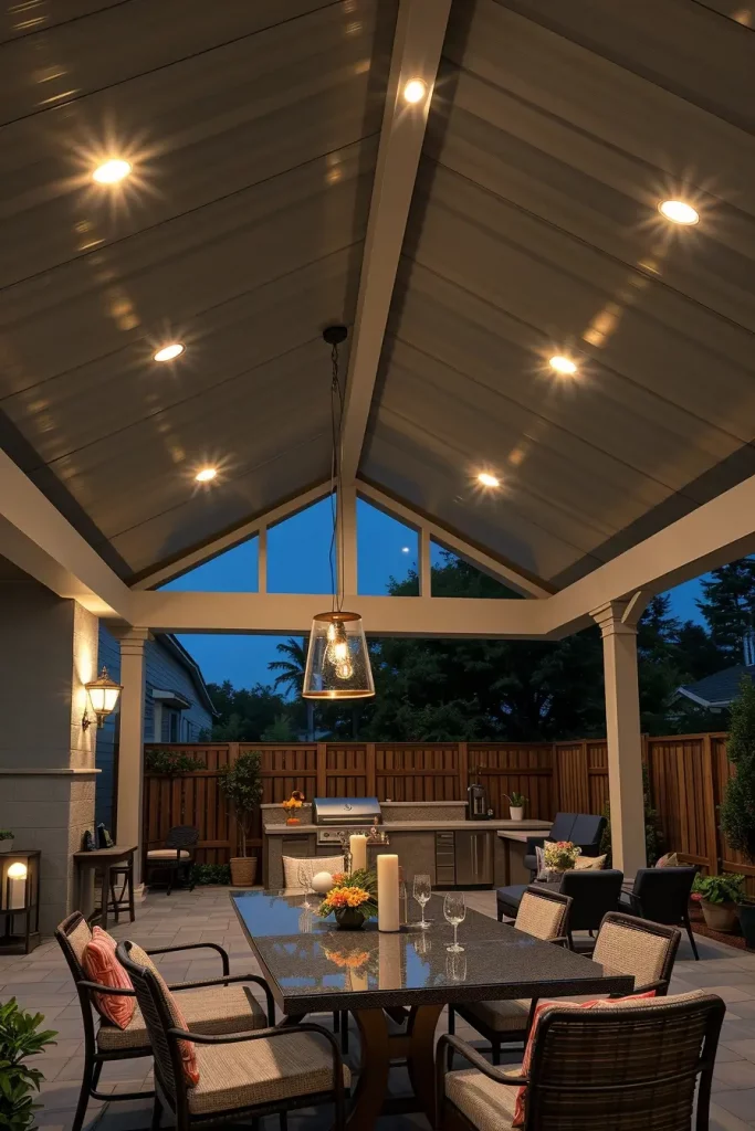 61 Outdoor BBQ Area With Roof 2026: Stylish And Modern Covered BBQ Ideas