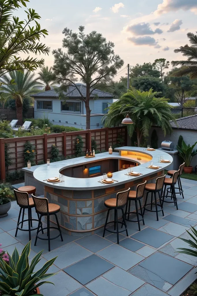66 Outdoor Bar Ideas On Backyard 2026: Stylish Curved And Designer Outdoor Bars