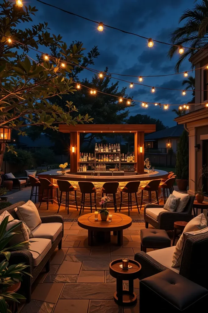 66 Outdoor Bar Ideas On Backyard 2026: Stylish Curved And Designer Outdoor Bars