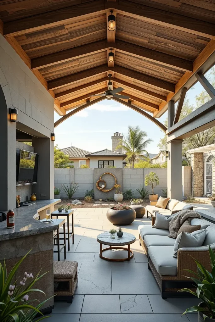 66 Outdoor Bar Ideas On Backyard 2026: Stylish Curved And Designer Outdoor Bars