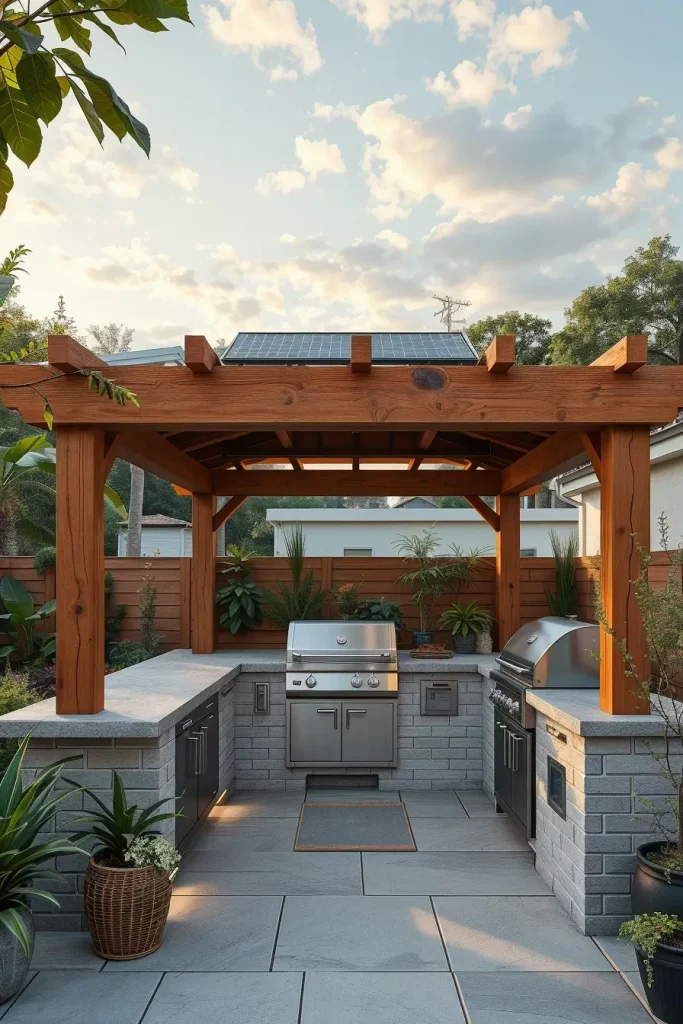 61 Outdoor BBQ Area With Roof 2026: Stylish And Modern Covered BBQ Ideas
