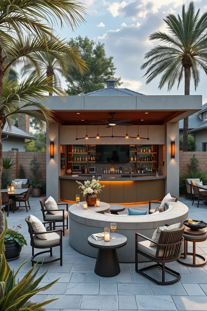 66 Outdoor Bar Ideas On Backyard 2026: Stylish Curved And Designer Outdoor Bars