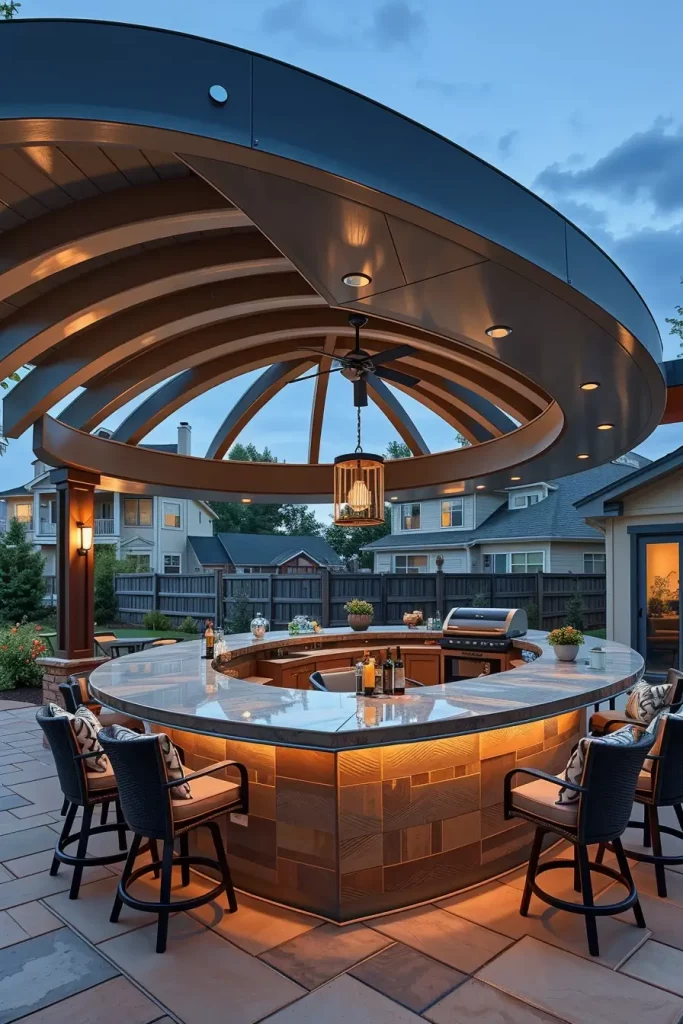66 Outdoor Bar Ideas On Backyard 2026: Stylish Curved And Designer Outdoor Bars