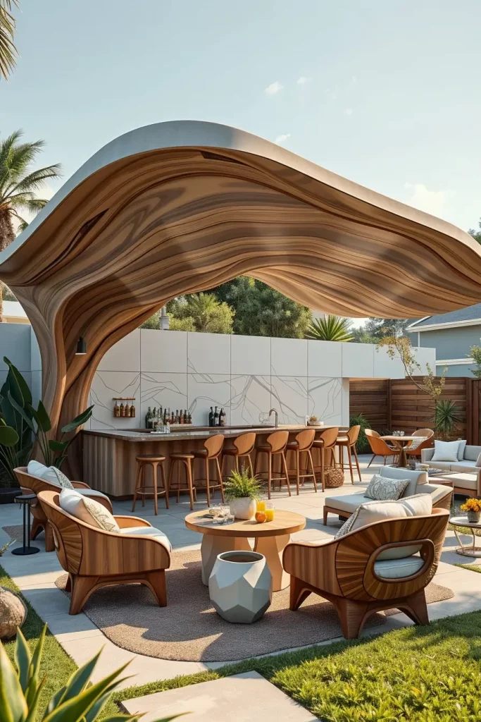 66 Outdoor Bar Ideas On Backyard 2026: Stylish Curved And Designer Outdoor Bars