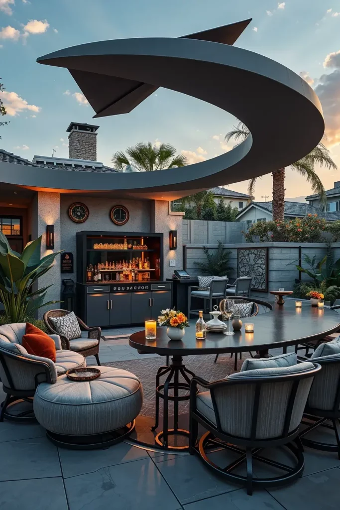 66 Outdoor Bar Ideas On Backyard 2026: Stylish Curved And Designer Outdoor Bars