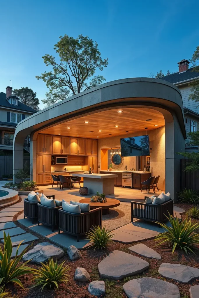 66 Outdoor Bar Ideas On Backyard 2026: Stylish Curved And Designer Outdoor Bars