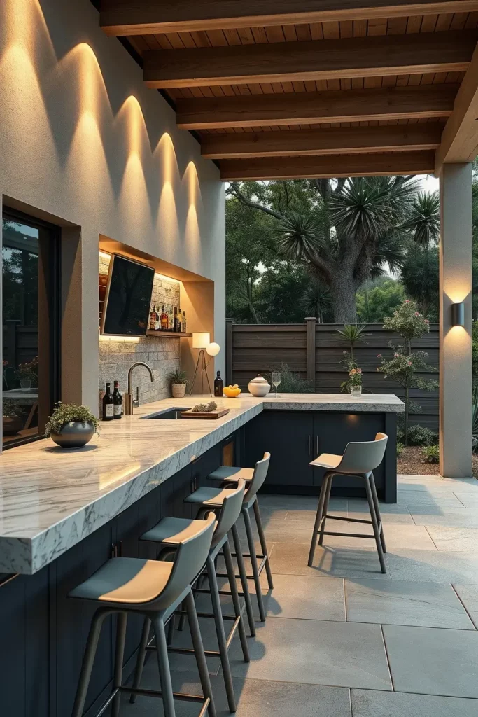 66 Outdoor Bar Ideas On Backyard 2026: Stylish Curved And Designer Outdoor Bars