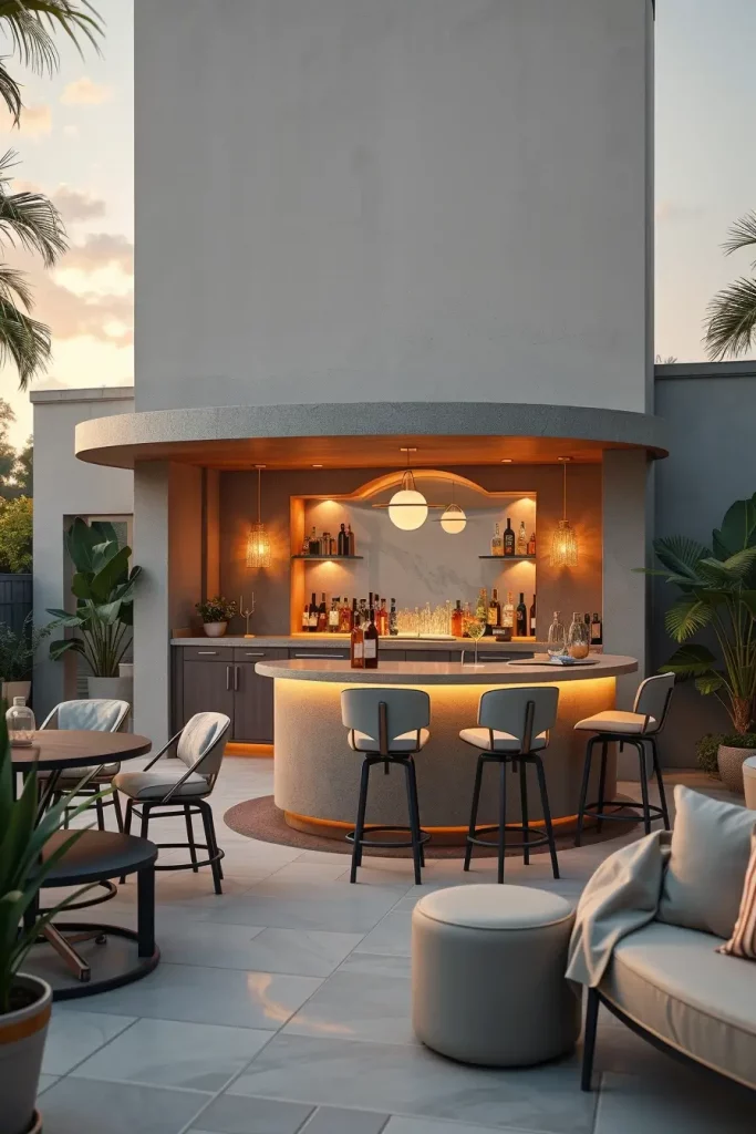 66 Outdoor Bar Ideas On Backyard 2026: Stylish Curved And Designer Outdoor Bars
