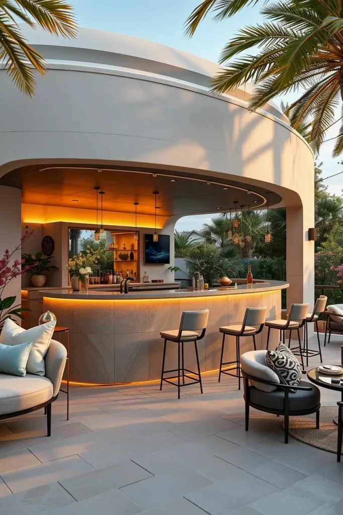 66 Outdoor Bar Ideas On Backyard 2026: Stylish Curved And Designer Outdoor Bars