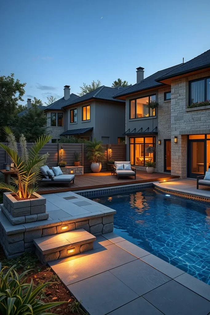 Outdoor Pool Area Above Ground 2026: Creative, Modern And Designer Backyard Ideas