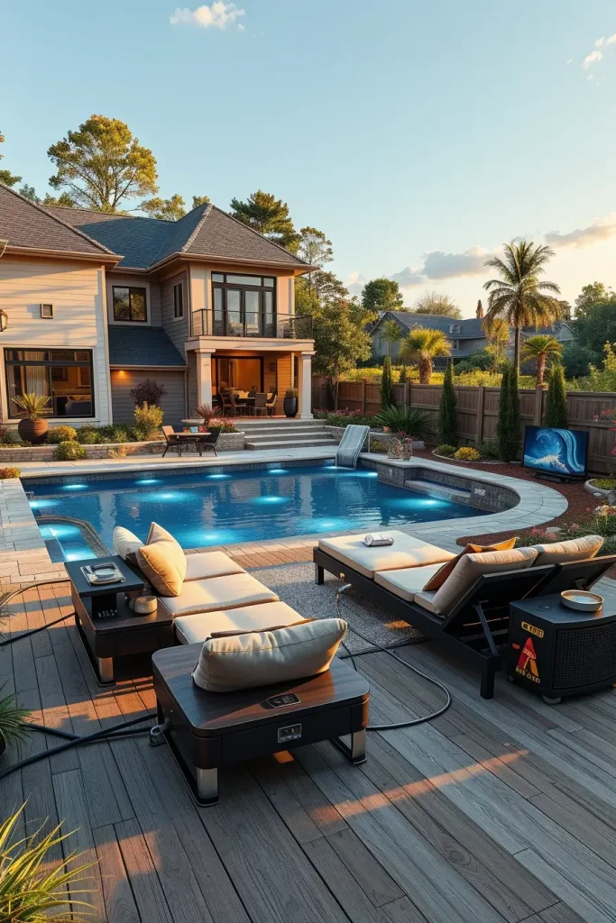 Outdoor Pool Area Above Ground 2026: Creative, Modern And Designer Backyard Ideas