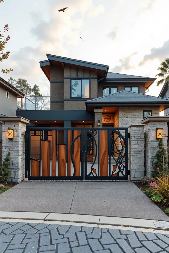 58 Front Yard Gate Ideas 2026: Creative, Modern, Carved & Unique Designer Entrances