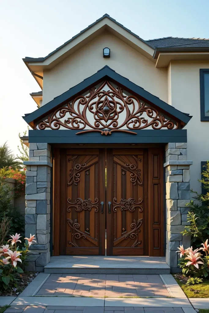 58 Front Yard Gate Ideas 2026: Creative, Modern, Carved & Unique Designer Entrances