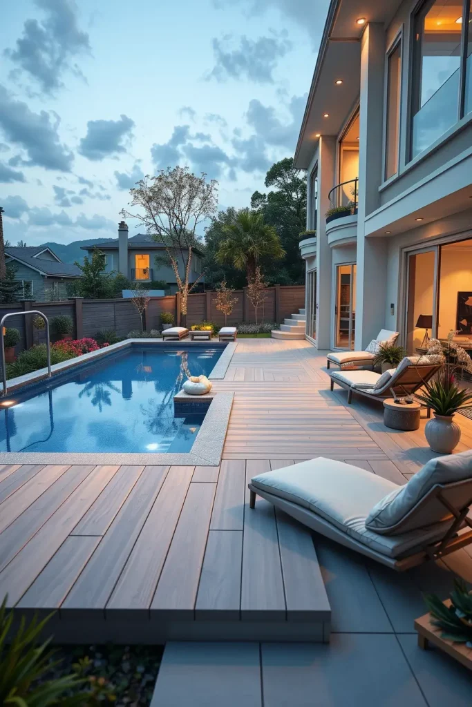 Outdoor Pool Area Above Ground 2026: Creative, Modern And Designer Backyard Ideas