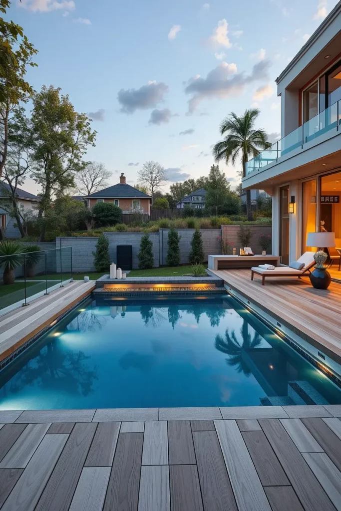 Outdoor Pool Area Above Ground 2026: Creative, Modern And Designer Backyard Ideas