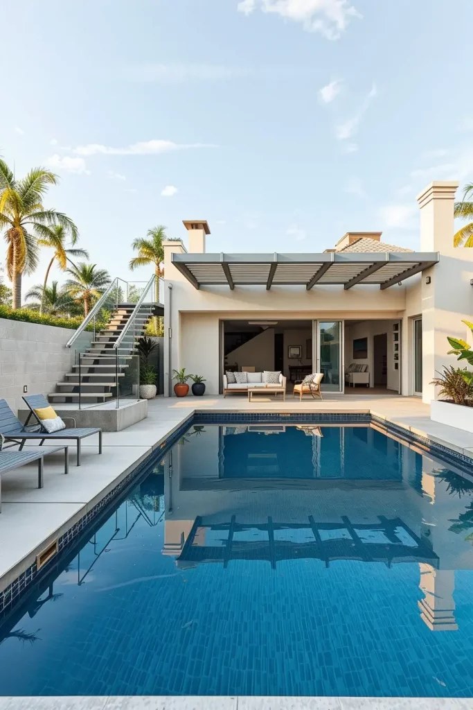 Outdoor Pool Area Above Ground 2026: Creative, Modern And Designer Backyard Ideas