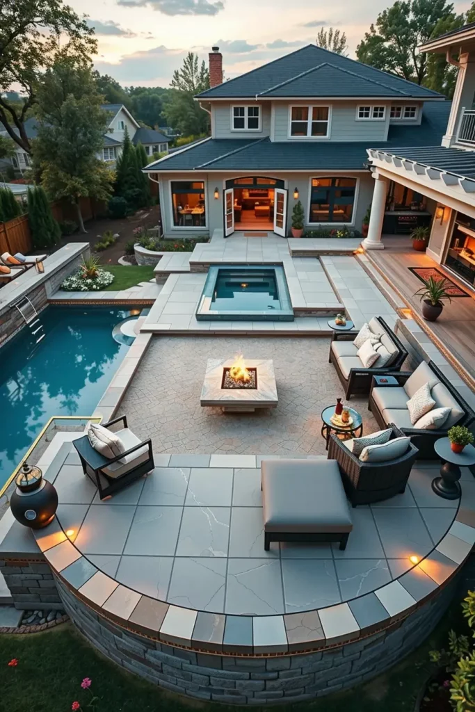 Outdoor Pool Area Above Ground 2026: Creative, Modern And Designer Backyard Ideas