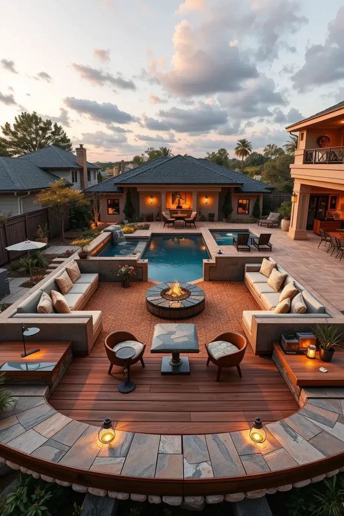 Outdoor Pool Area Above Ground 2026: Creative, Modern And Designer Backyard Ideas